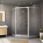 394 Frameless, 794 Framed, and 894 Steam StikStall Shower Enclosure